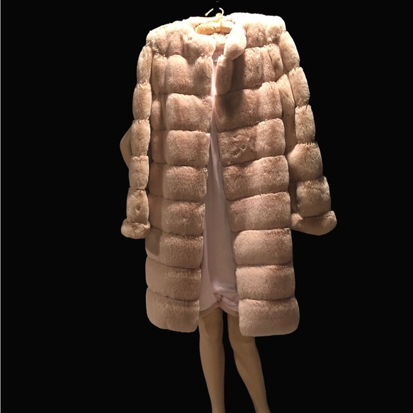 Fur faux Oh Polly coat size small juniors - Picture 1 of 15